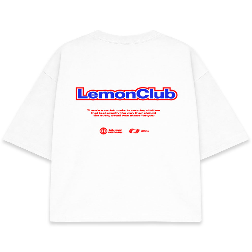 CORE BOXY TEE - WHITE