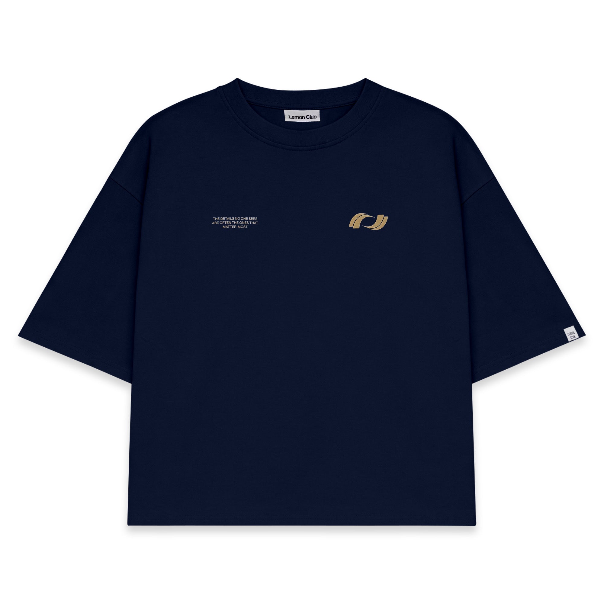 CORE BOXY TEE - NAVY