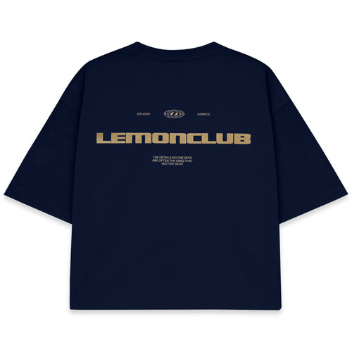 CORE BOXY TEE - NAVY