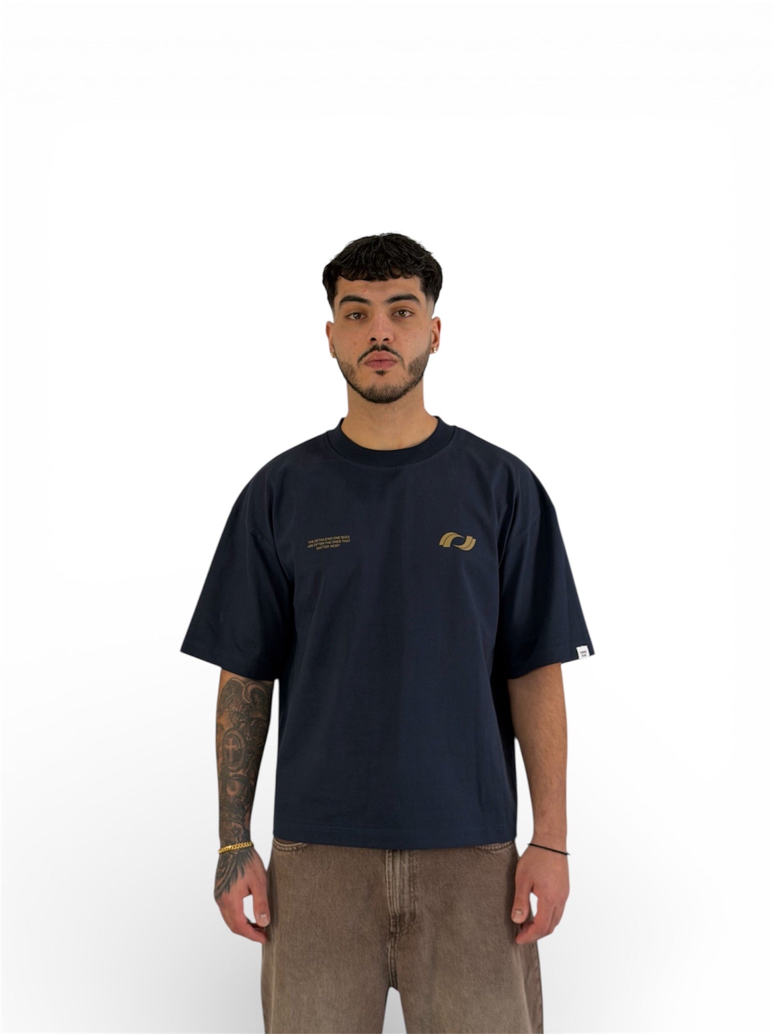CORE BOXY TEE - NAVY