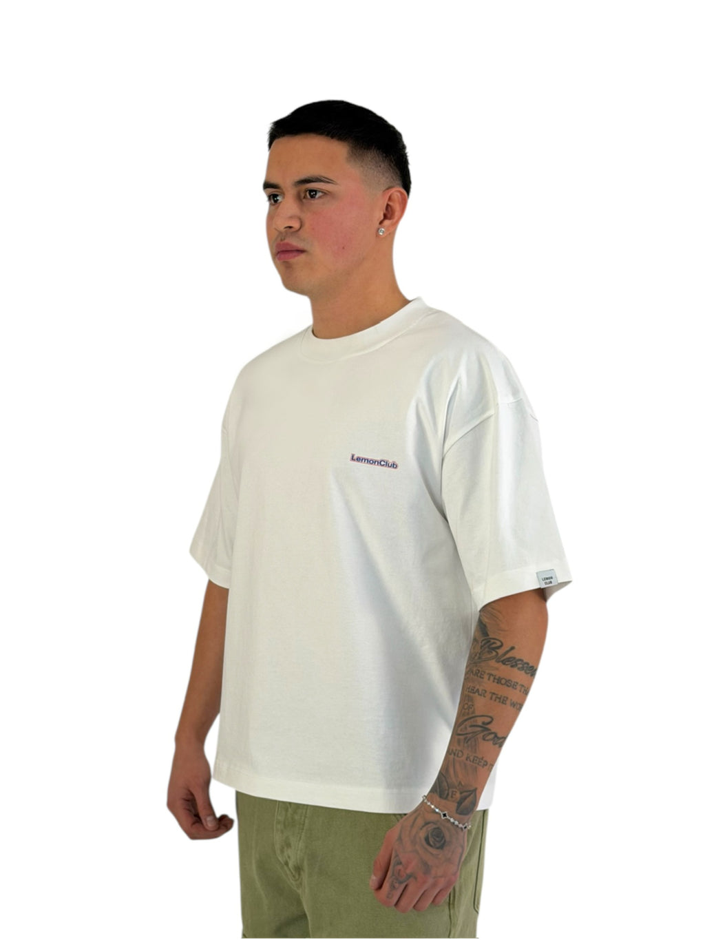 CORE BOXY TEE - WHITE