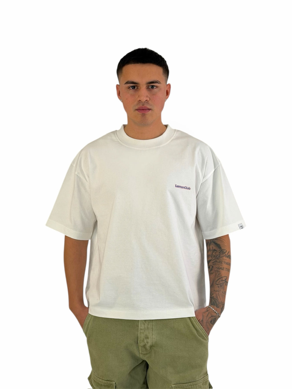 CORE BOXY TEE - WHITE